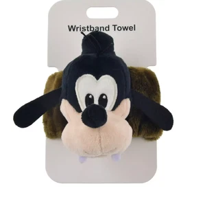 Tokyo Disney Store Pippo Braccialetto Asciugamano Lavaggio Viso Assorbente Giappone - Foto 1 di 6