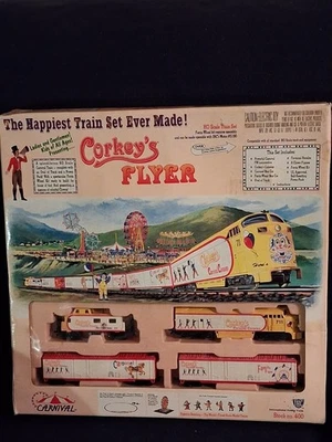 Carnival Corkeys Flyer Train Set HO Scale No. 400 International Hobby Corp - Image 1 of 4