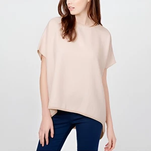 Cuyana Damen Herbst Boxy Oversize 100% Baby Alpaka Kurzarm Pullover Oberteil S - Bild 1 von 7