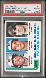 1982 Topps Baltimore Orioles Future Stars Cal Ripken Jr. RC #21 PSA 8 NM-MT HOF - Picture 1 of 2