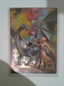 Clyde Caldwell 1995 FPG Metallic Card M4  Dragon Spell - Picture 1 of 2