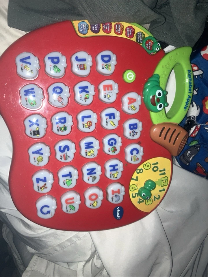 Vtech Light Up Alphabet Apple Learning Music Educational Toy Tested works - Image 1 of 1