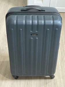 Gray Samsonite Ziplite 360 Upright Luggage with TSA Lock 27”x19”x11” Large - Picture 1 of 13