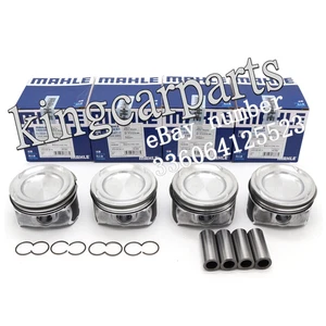 MAHLE 4x Pistons Rings Set For Mercedes-Benz SLC180 C180 2740301217 M274 1.6T - Picture 1 of 5