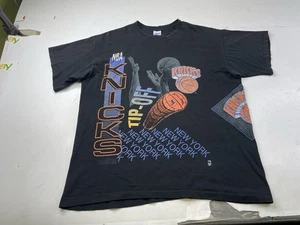 Vintage New York Knicks Salem Sportswear Aerial Assault T-Shirt Herren XL AOP - Bild 1 von 8