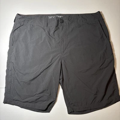 Pantalones Cortos Mountain Hardwear Para Hombre 38 Gris Oscuro Aire Libre Senderismo Sendero Nylon Foto 1 de 4