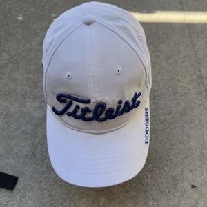 Los Angeles Dodgers Golf Hat Cap Adjustable White Titleist MLB Baseball - Picture 1 of 9