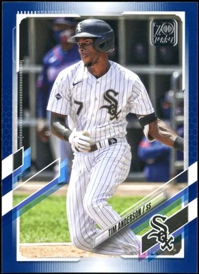 2021 Topps Tim Anderson #138 Royal Blue - Image 1 of 2
