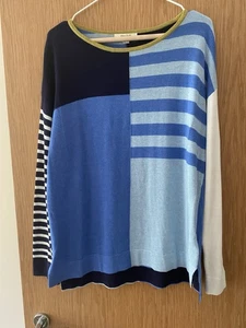 White Stuff Cotton Blend Jumper Size 12-14 - Picture 1 of 4