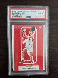 Caitlin Clark 2024 Panini Instant WNBA #TL-15 The Logo Rookie PSA 10 Gem Mint - Picture 1 of 2