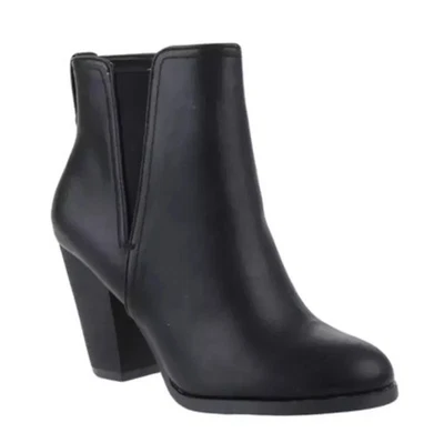 Call it Spring Debenhams Pydia Womens UK 8 Black High Block Heel Ankle Boots - Image 1 of 4