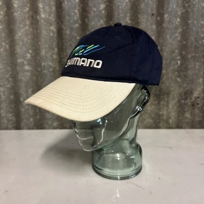 Gorra de béisbol vintage Shimano Fishing de dos tonos con tirantes Foto 1 de 4