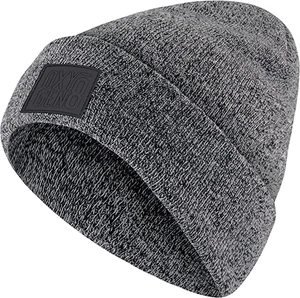 Beanie Hats for Men Women Soft & Stretchy Toboggan Hats Cuffed Skull Knit Winter - Picture 1 of 12