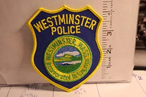 police patch WESTMINSTER POLICE MASSACHUSETTS - Picture 1 of 1