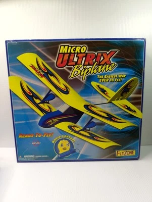Flyzone Micro Ultrix Biplane  Radio Control - OPEN BOX NEW  - Image 1 of 4