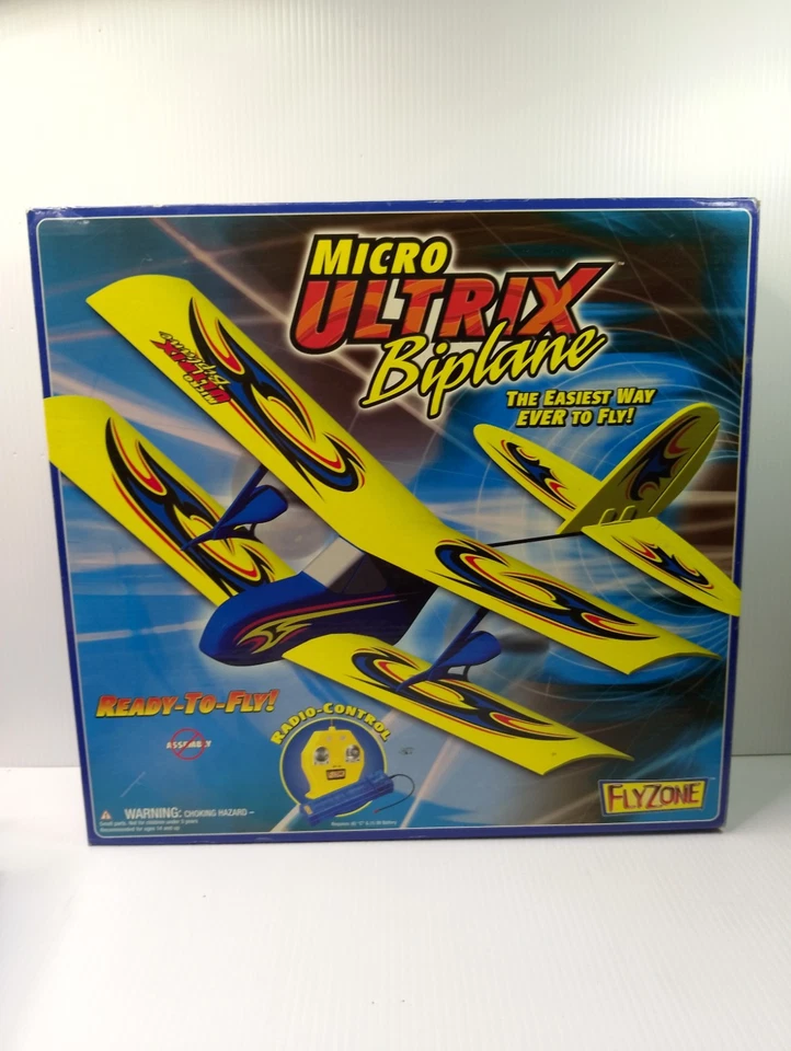 Flyzone Micro Ultrix Biplane  Radio Control - OPEN BOX NEW  - Image 1 of 4