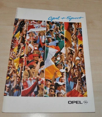 Opel + Sport брошюра проспект ENG - Изображение 1 из 4