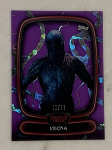 2024 Topps Stranger Things High Tek Vecna #11 Vines Purple 08/11 - Bild 1 von 2