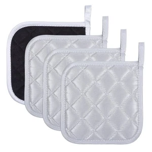 4Pcs Pot Holders for Kitchen,Multipurpose Cotton Pot Holders Heat Resistant P... - Picture 1 of 7