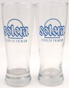 Solera Cerveza Premium Drinking Glass Empresas Polar Caracas Venezuela - Picture 1 of 3