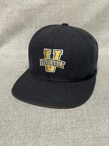 Vanderbilt Commodores Hat Cap Men's Black Snapback New Era College Made in USA - Picture 1 of 7