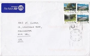 2009 New Zealand cover sent to Manchester England - Picture 1 of 2