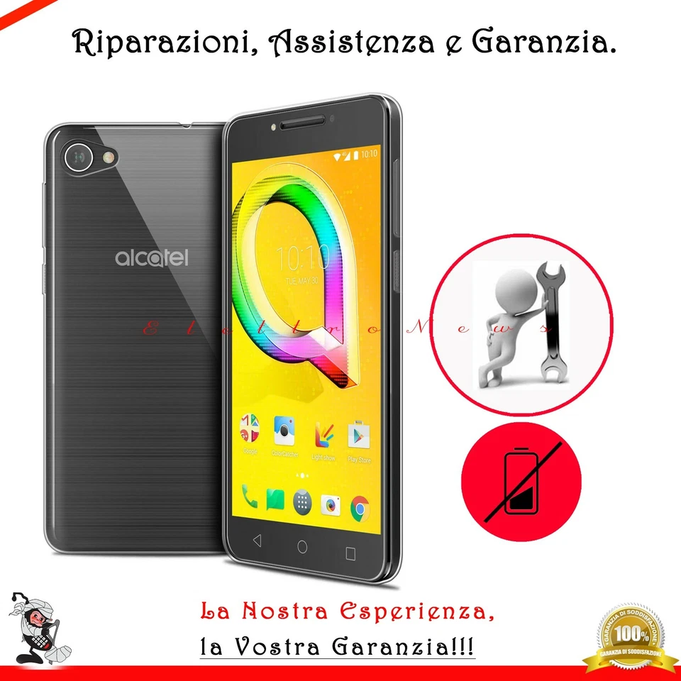 Riparazione Sostituzione Connettore di Ricarica Plug-in Spinotto Alcatel A5  - Immagine 1 di 1