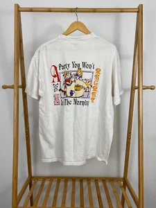 VTG Alice In Wonderland A Party You Won't Regret Lalanobooza T-Shirt XL  - Picture 1 of 7