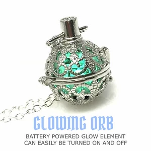 Love necklace mothers day gifts wife mom birthday her best friend orb jewelry - Picture 1 of 6
