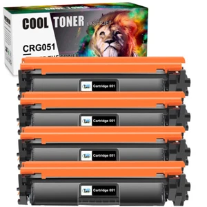 4PK High Yield CRG051 Toner Cartridge for Canon 051 ImageCLASS LBP162dw MF264dw - Picture 1 of 8
