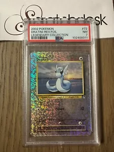 PSA 7 - Pokemon DRATINI 72/110 Reverse Holo - COLLEZIONE LEGGENDARIA - Fuochi d'artificio - Foto 1 di 2