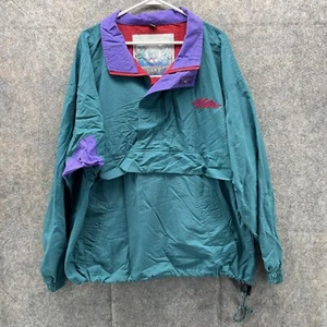 Gear For Sports Jacket Men's Large Adult Blue 1/4 Zip Pockets Windbreaker Vtg - Picture 1 of 15