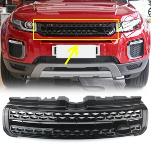Parrilla de ventilación delantera negra ABS parrilla delantera para Land Rover Range Rover Evoque 2012-2019 - Imagen 1 de 14