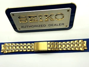 RELOJ SEIKO 15MM CORREA UNIVERSAL HOMBRE AMARILLO INOXIDABLE SKH046-15 - Imagen 1 de 5