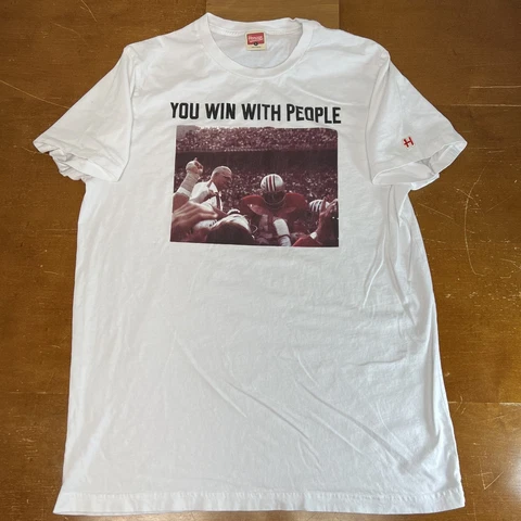 Ohio State Buckeyes Shirt Mens Large White Homage Short Sleeve T Cover