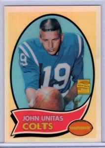 2000 Topps Chrome Unitas Reprints Refractors #R14 Johnny Unitas 1970 - Picture 1 of 1
