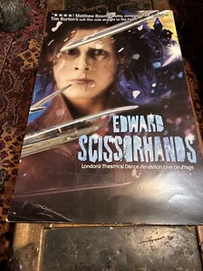 Vintage Edward Scissors hand Poster Rare London Live on Stage - Picture 1 of 11
