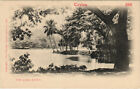 Pc Ceylon  Sri Lanka Kandy The Lake Vintage Postcard B39762