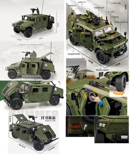 1/18 US army hummer China military dongfeng Brave warrior no box choose - Picture 1 of 3