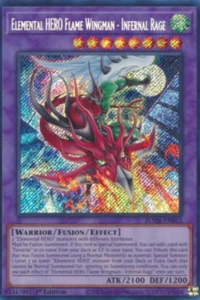 1X NM Elemental HERO Flame Wingman - Infernal Rage - BLMR-EN012 - Secret Rare 1s - Picture 1 of 1
