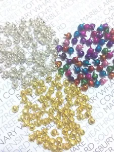 10/50/100 6mm Metall Jingle Bells Karte Ostern Basteln Weihnachten Charms Deko Puppen - Bild 1 von 4