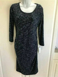 Nuevo Vestido de Maternidad Liz Lange Talla XS Camiseta Manga 3/4 1-Azul+ Elastizado - Imagen 1 de 5