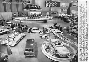 1957 New York Auto Show Coliseum Press Release 8 x 10 Photograph - Picture 1 of 2