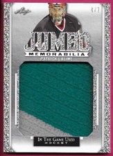 2022-23 Leaf ITG Used Hockey PATRICK LALIME Jumbo Memorabilia Jersey 4/7