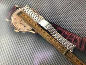 NEW OLD STOCK SEIKO 19MM GOLD/STEEL 2 TONE MENS WATCH BAND BRACELET - Picture 1 of 17