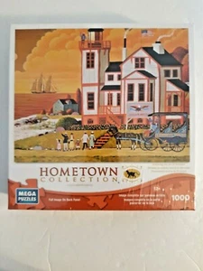 Mega Jigsaw Puzzle Hometown Collection Sunset Visit By Heronim 1000 Piece New - Picture 1 of 10