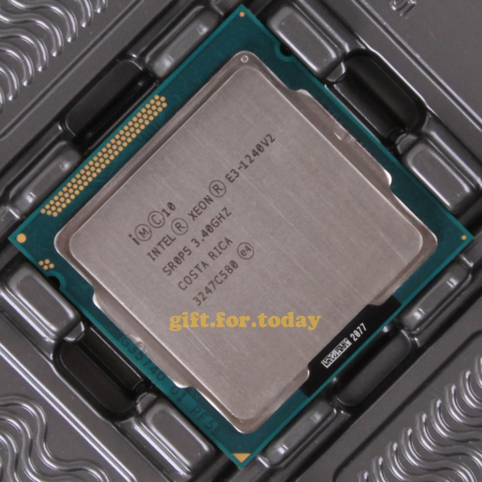 Original Intel Xeon E3-1240V2 E3-1240 v2 3.4 GHz Quad-Core Processor CPU - Image 1 of 1