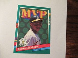 Pick From List Rickey Henderson Cards HOF