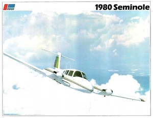 Folleto de avión - Piper - Seminole - 1980 (B406) - Imagen 1 de 1