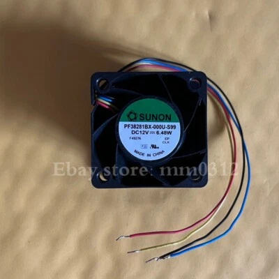SUNON PF38281BX-000U-S99 3.8cm 12V 6.48W   PWM Ball Cooling Fan - Image 1 of 2